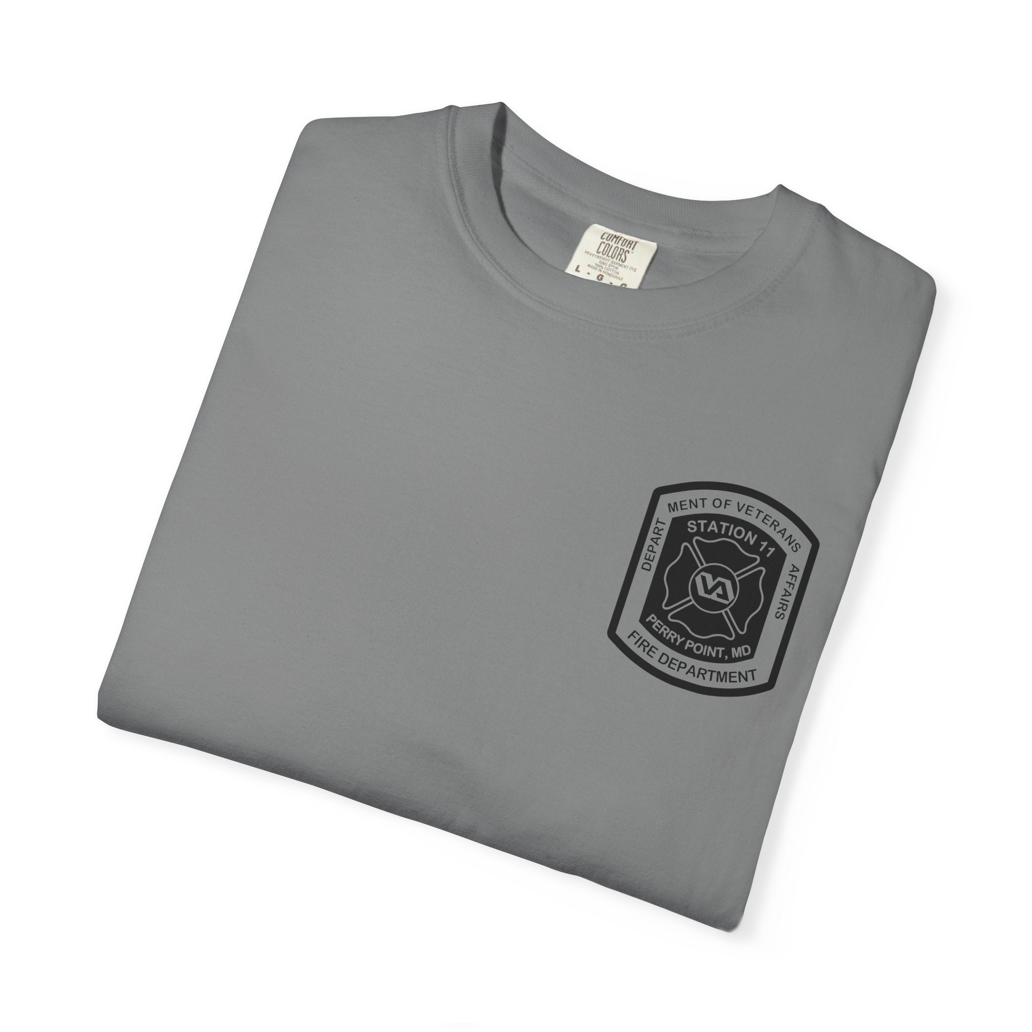 PPFD Logo-Marine-11-Merman- Comfort Colors 100% Cotton Tee