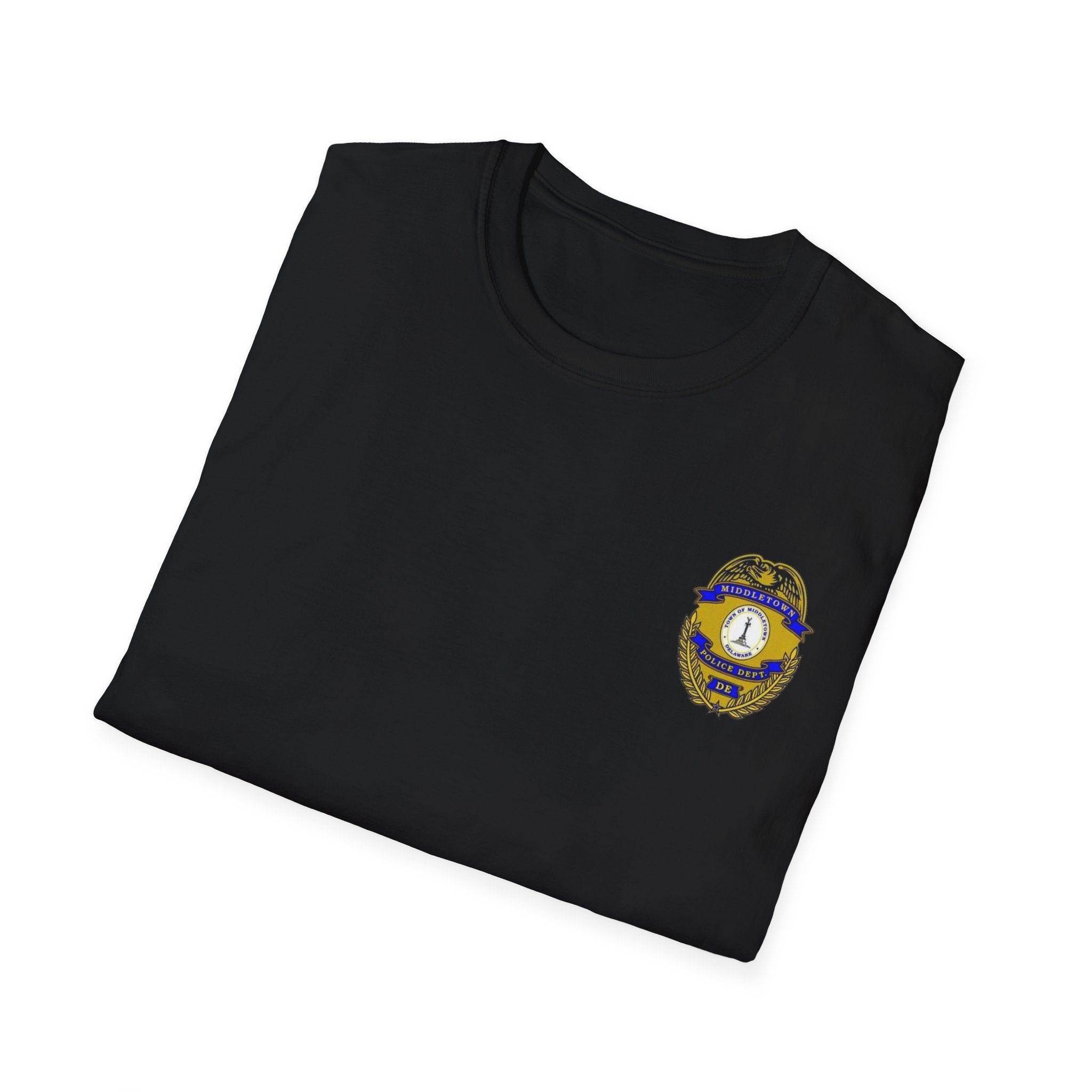 Middletown Police Badge T-Shirt-Plain Back— Law Enforcement