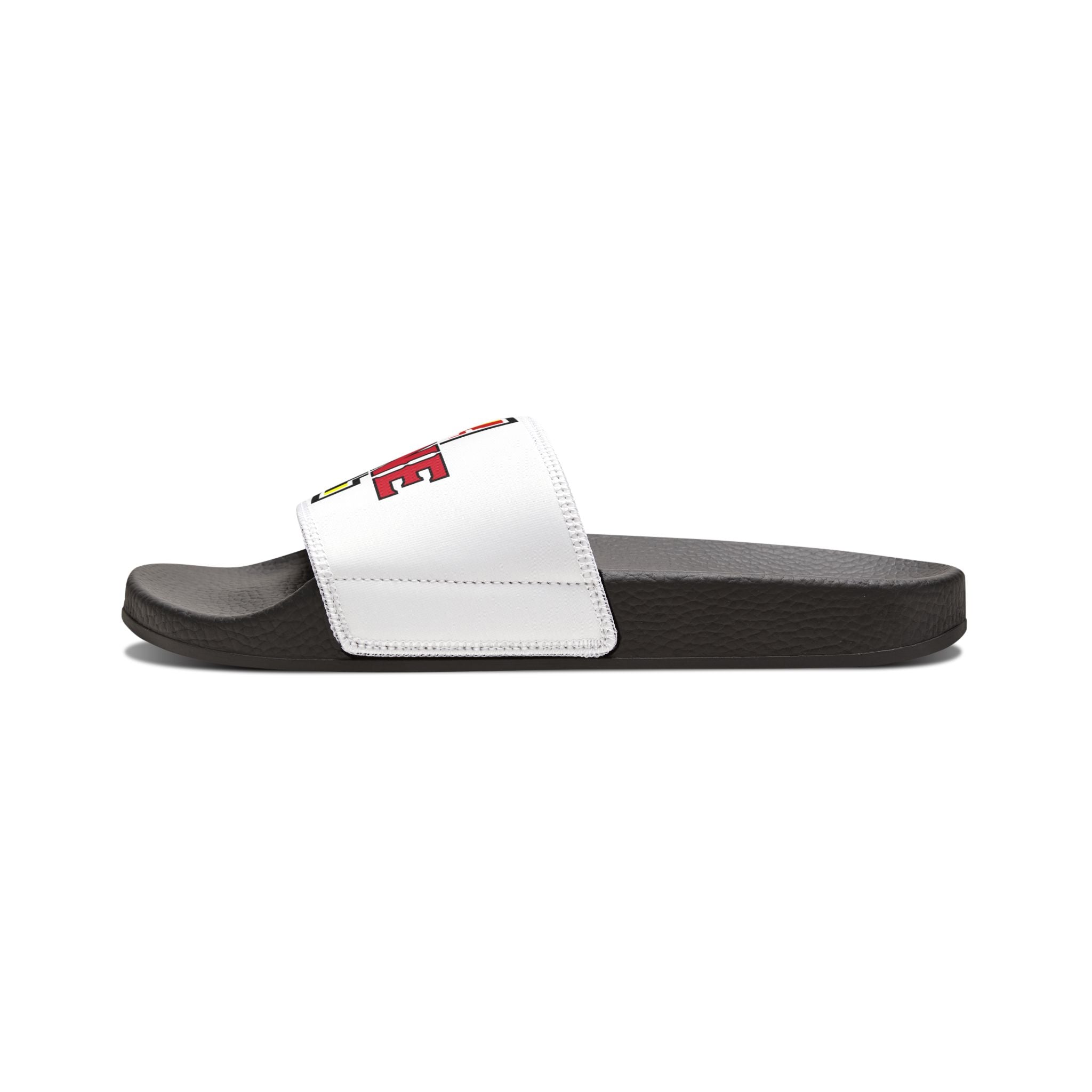 Slide Sandals — 'Engine 11_MD MFlag_Removable-Strap Pool Slides