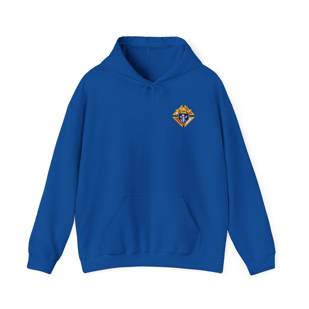 Knights of Columbus Logo Front and Back Pullover Hoodie