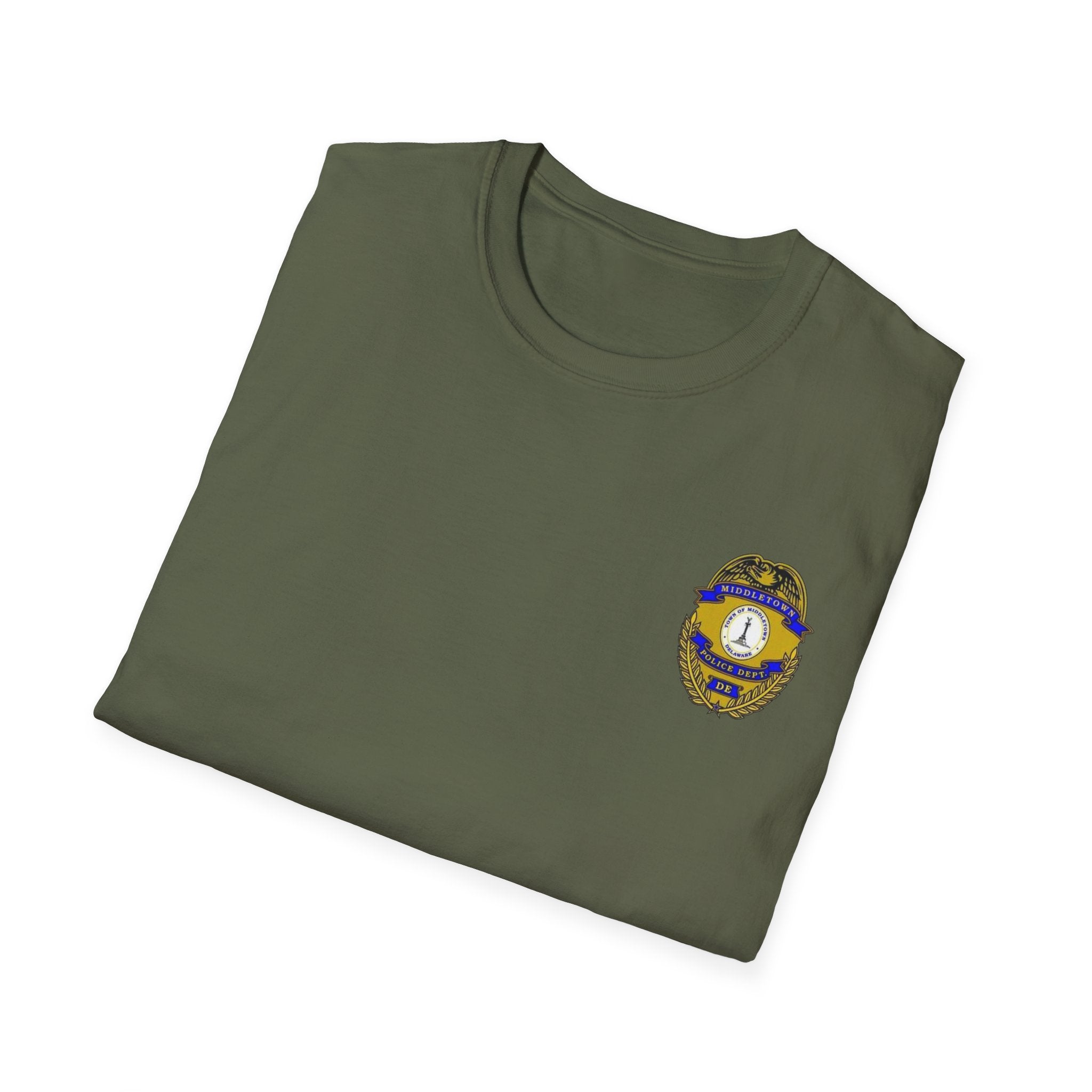Middletown Police Badge T-Shirt-Plain Back— Law Enforcement