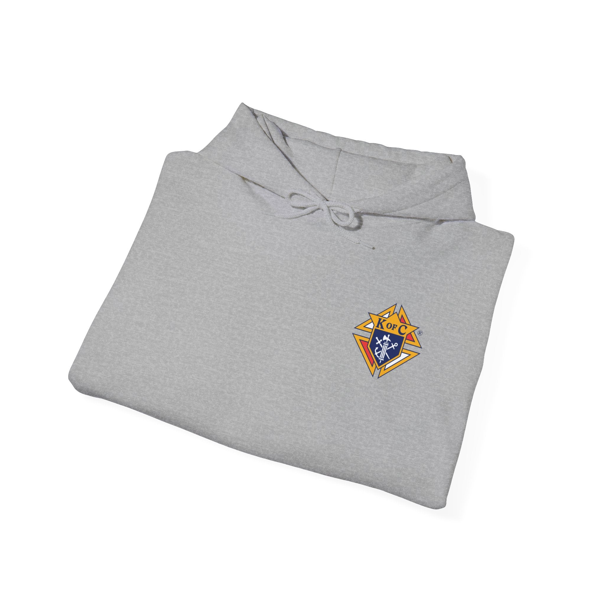 Knights of Columbus Logo Front and Back Pullover Hoodie