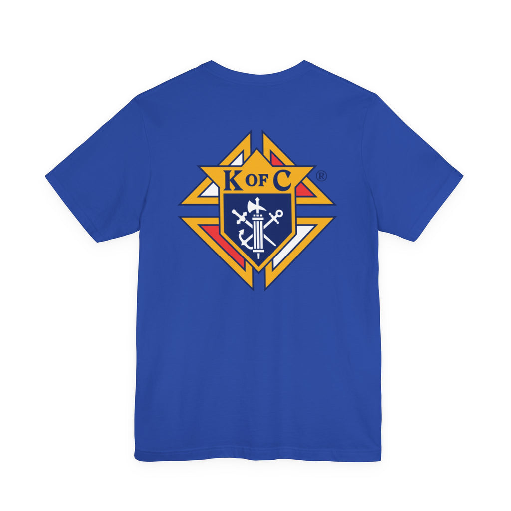 (Bella Canvas) Knights of Columbus Full Color Logo Front and Back