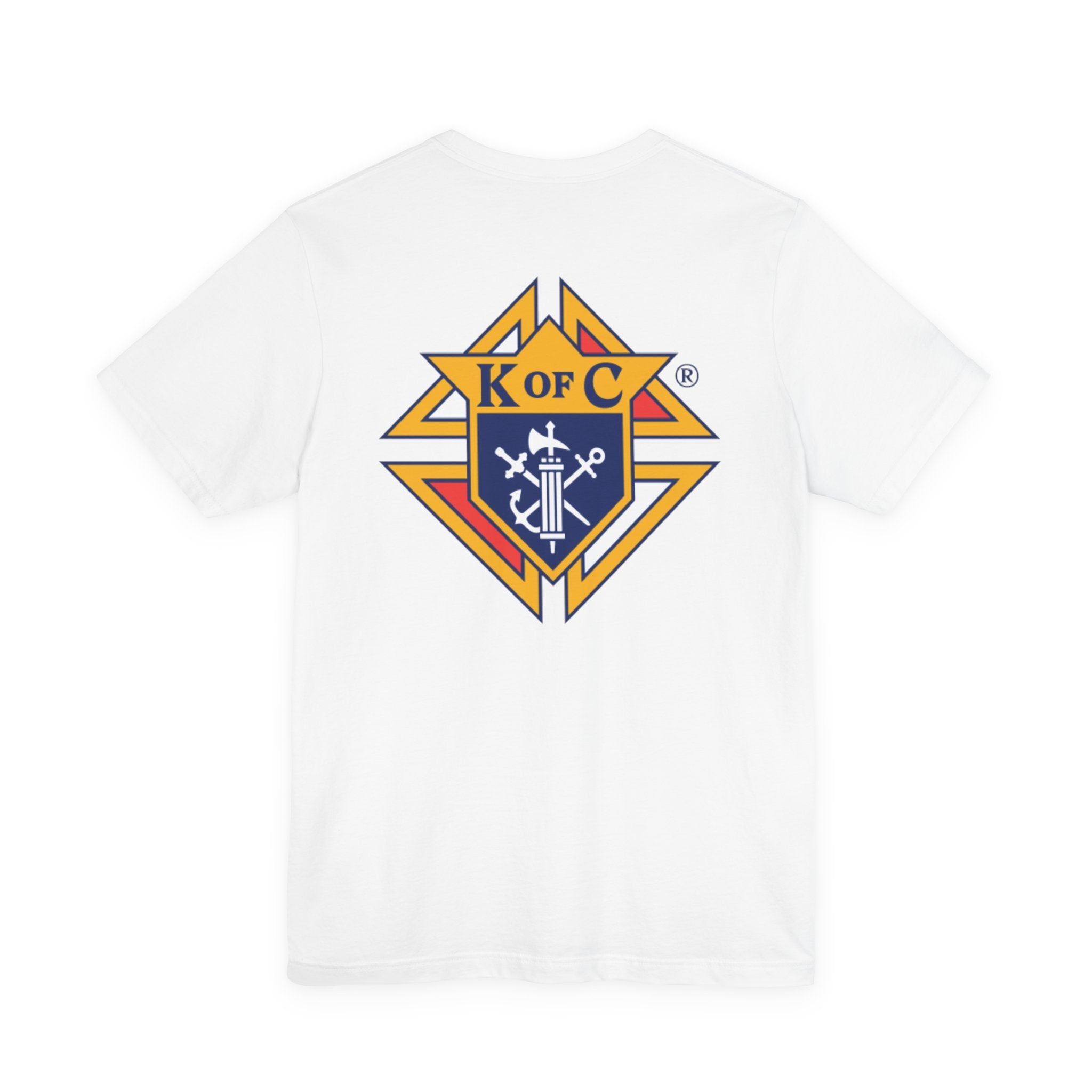 (Bella Canvas) Knights of Columbus Full Color Logo Front and Back