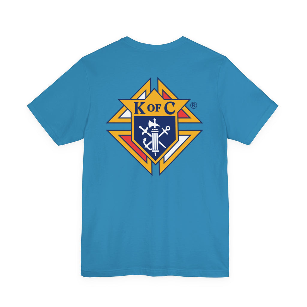 (Bella Canvas) Knights of Columbus Full Color Logo Front and Back
