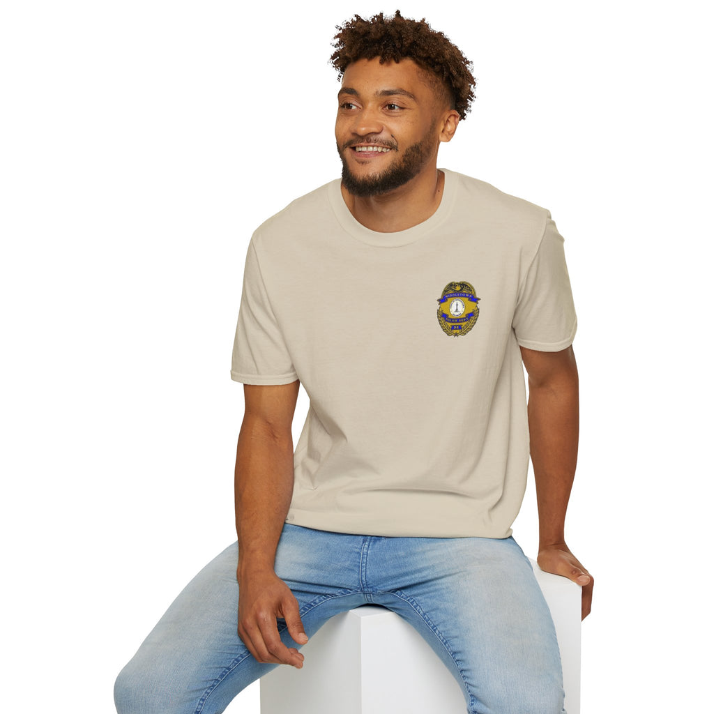 Middletown Police Badge T-Shirt-Plain Back— Law Enforcement