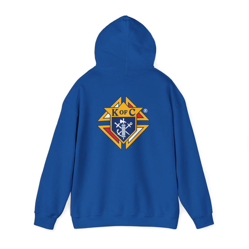 Knights of Columbus Logo Front and Back Pullover Hoodie