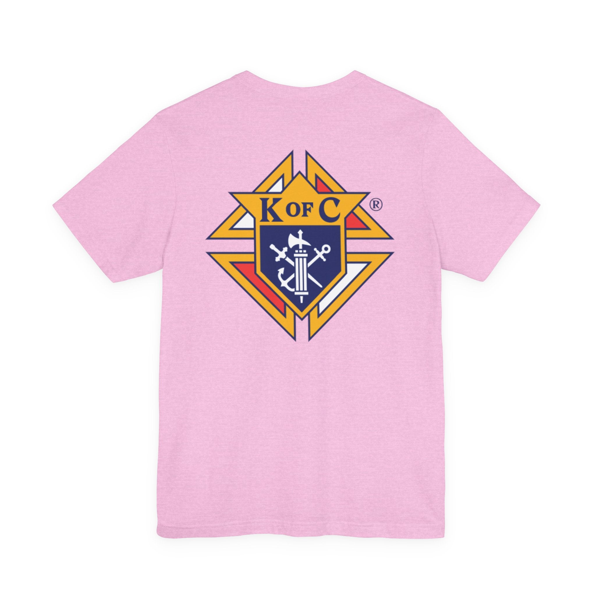 (Bella Canvas) Knights of Columbus Full Color Logo Front and Back