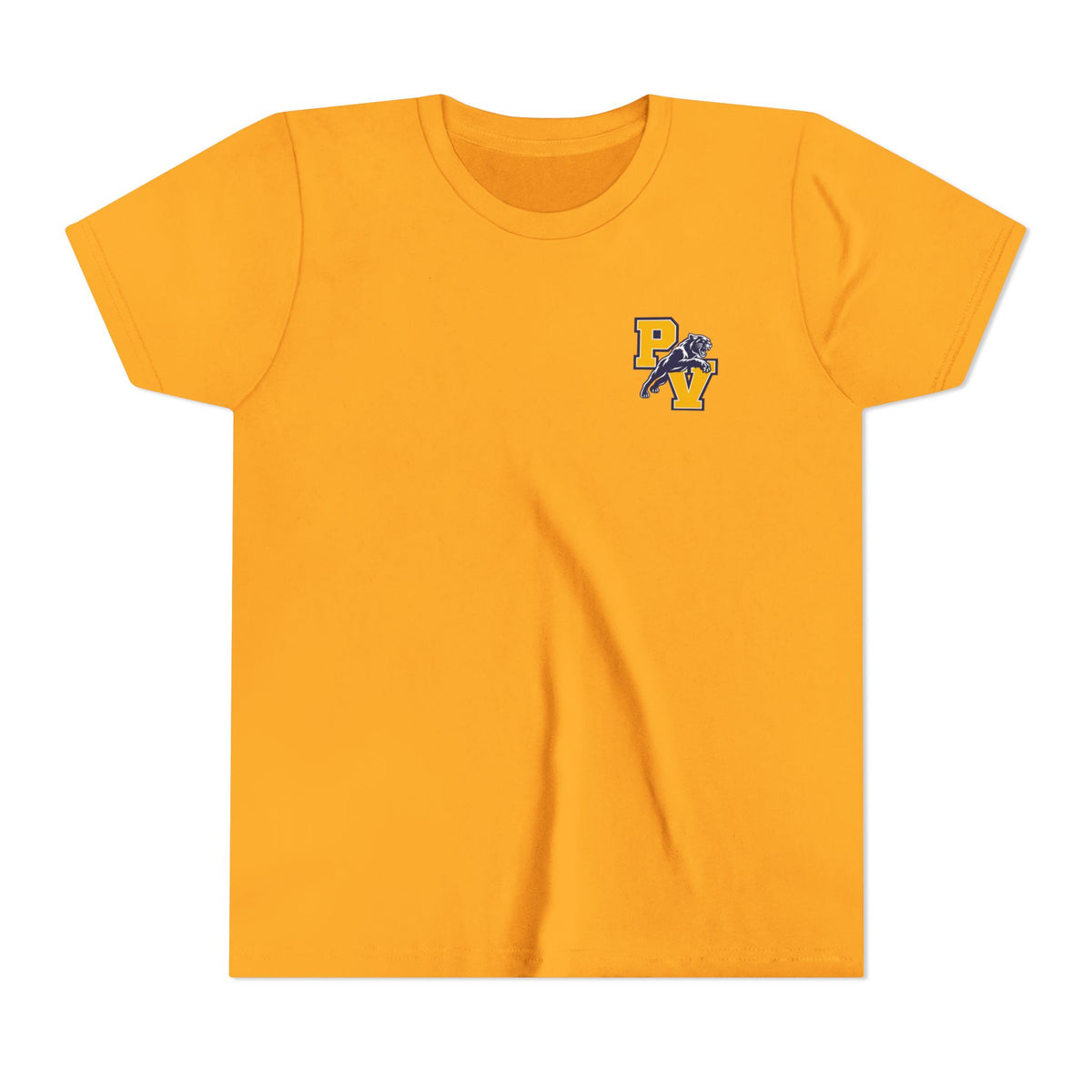 Youth Football 'Attack the Ball' Short Sleeve Tee - Panther Defense Graphic