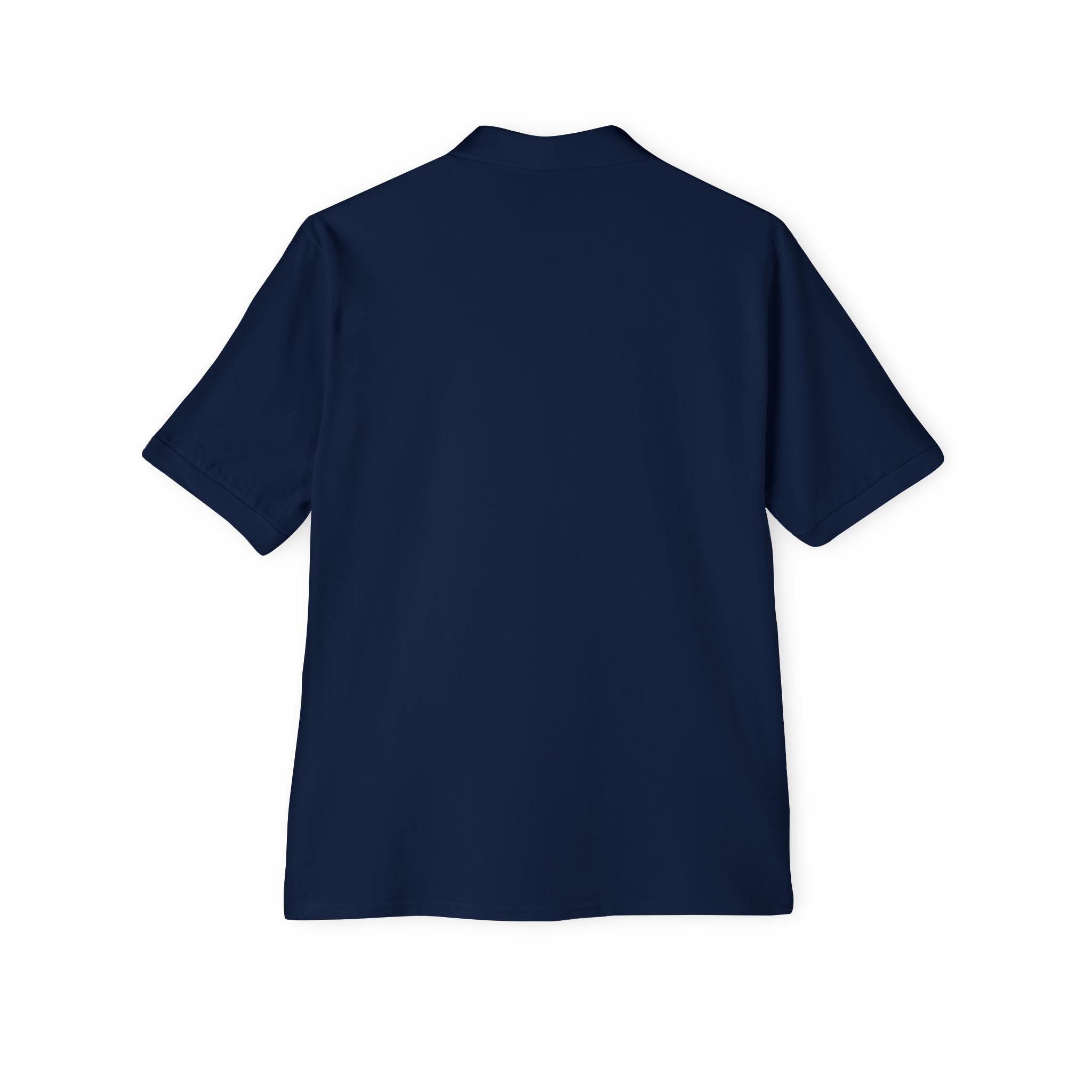 Jerzees Men's Polo Shirt with Fire Department Patch Chest Logo Only