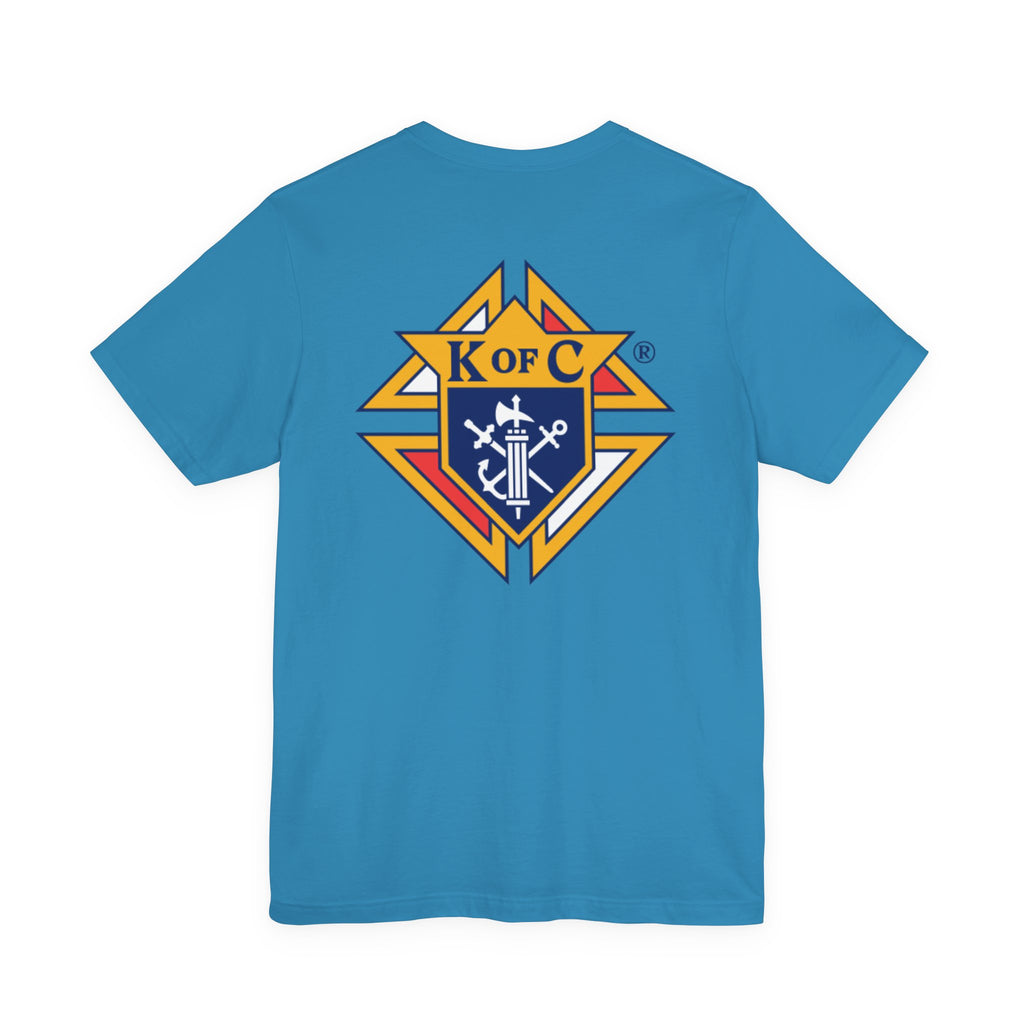 (Bella Canvas) Knights of Columbus Full Color Logo Front and Back
