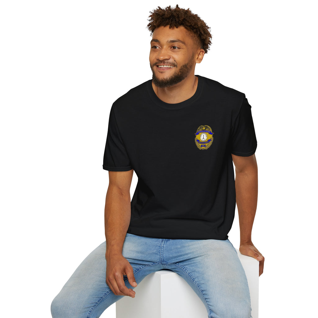 Middletown Police Badge T-Shirt-Plain Back— Law Enforcement