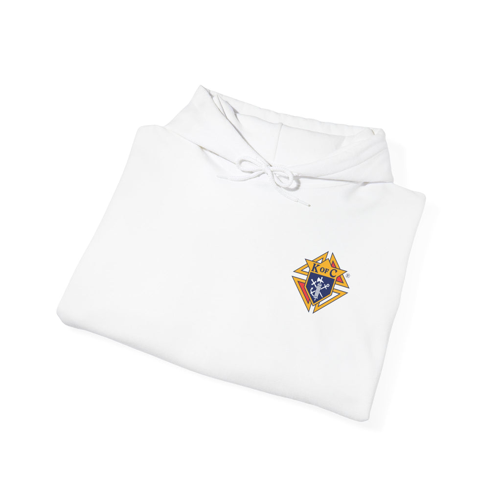 Knights of Columbus Logo Front and Back Pullover Hoodie