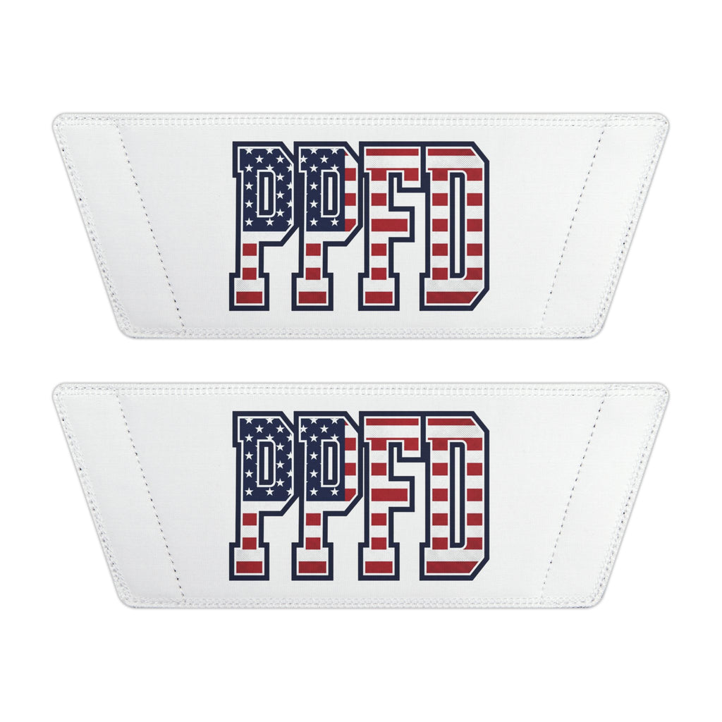 Men's Slide Sandals — Patriotic USA Flag PPFD Removable-Strap Pool Slides