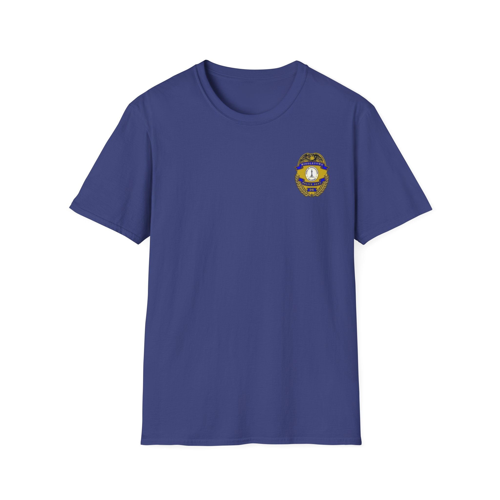 Middletown Police Badge T-Shirt-Plain Back— Law Enforcement