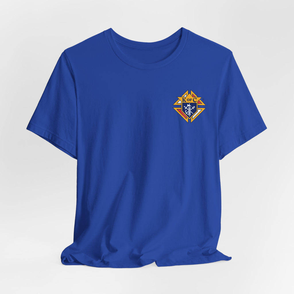 (Bella Canvas) Knights of Columbus Full Color Logo Front and Back
