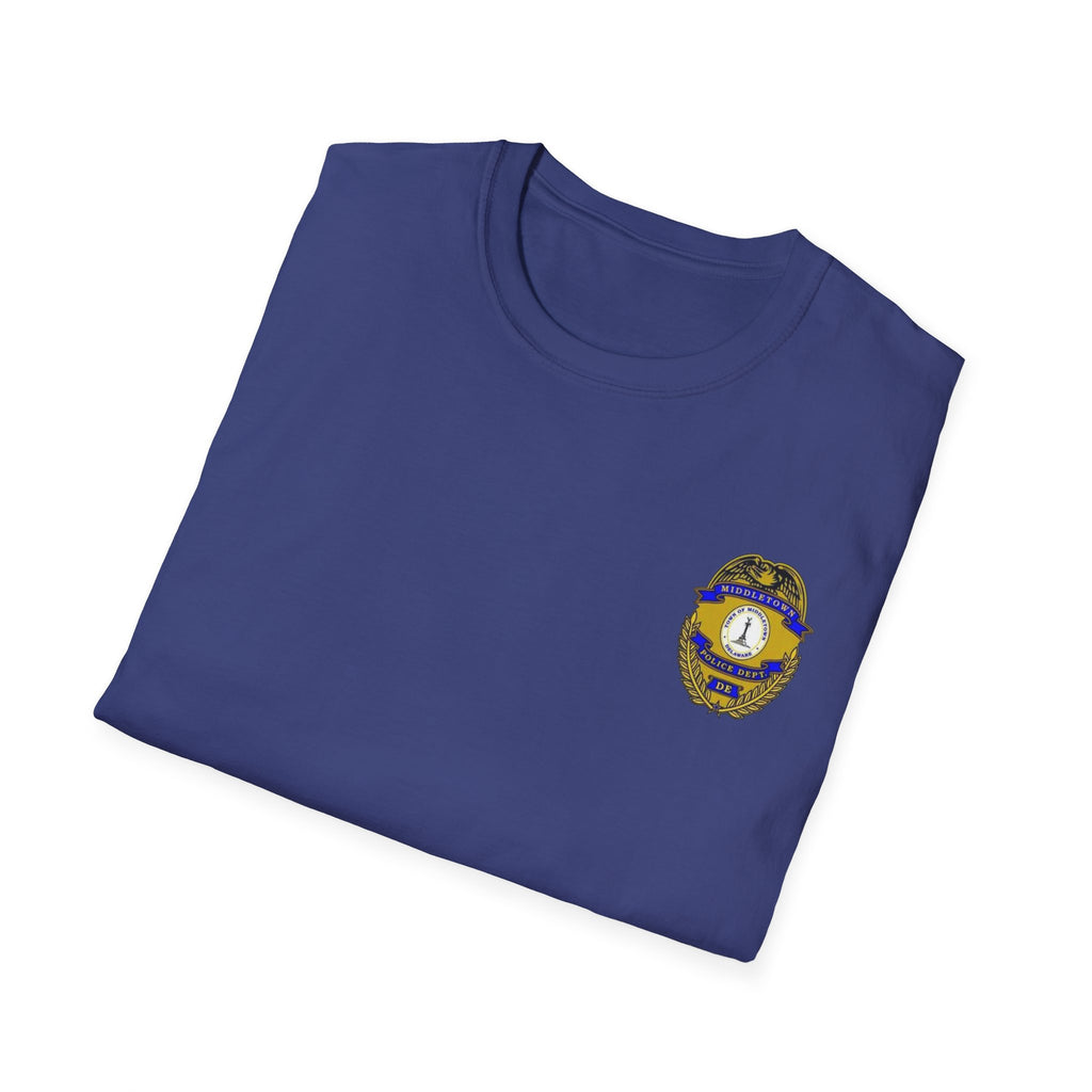 Middletown Police Badge T-Shirt-Plain Back— Law Enforcement