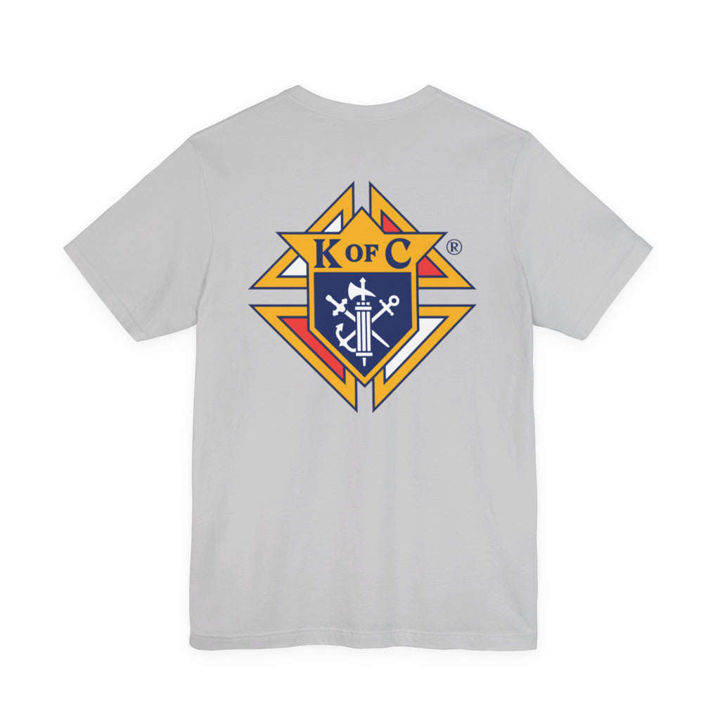 (Bella Canvas) Knights of Columbus Full Color Logo Front and Back