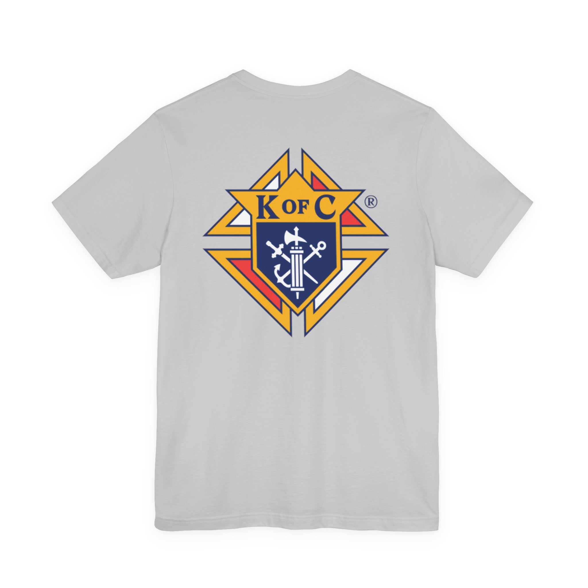 (Bella Canvas) Knights of Columbus Full Color Logo Front and Back