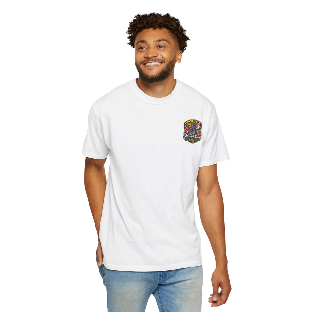 Always Salty T-Shirt — Maryland Veterans Affairs Police Badge T Shirt