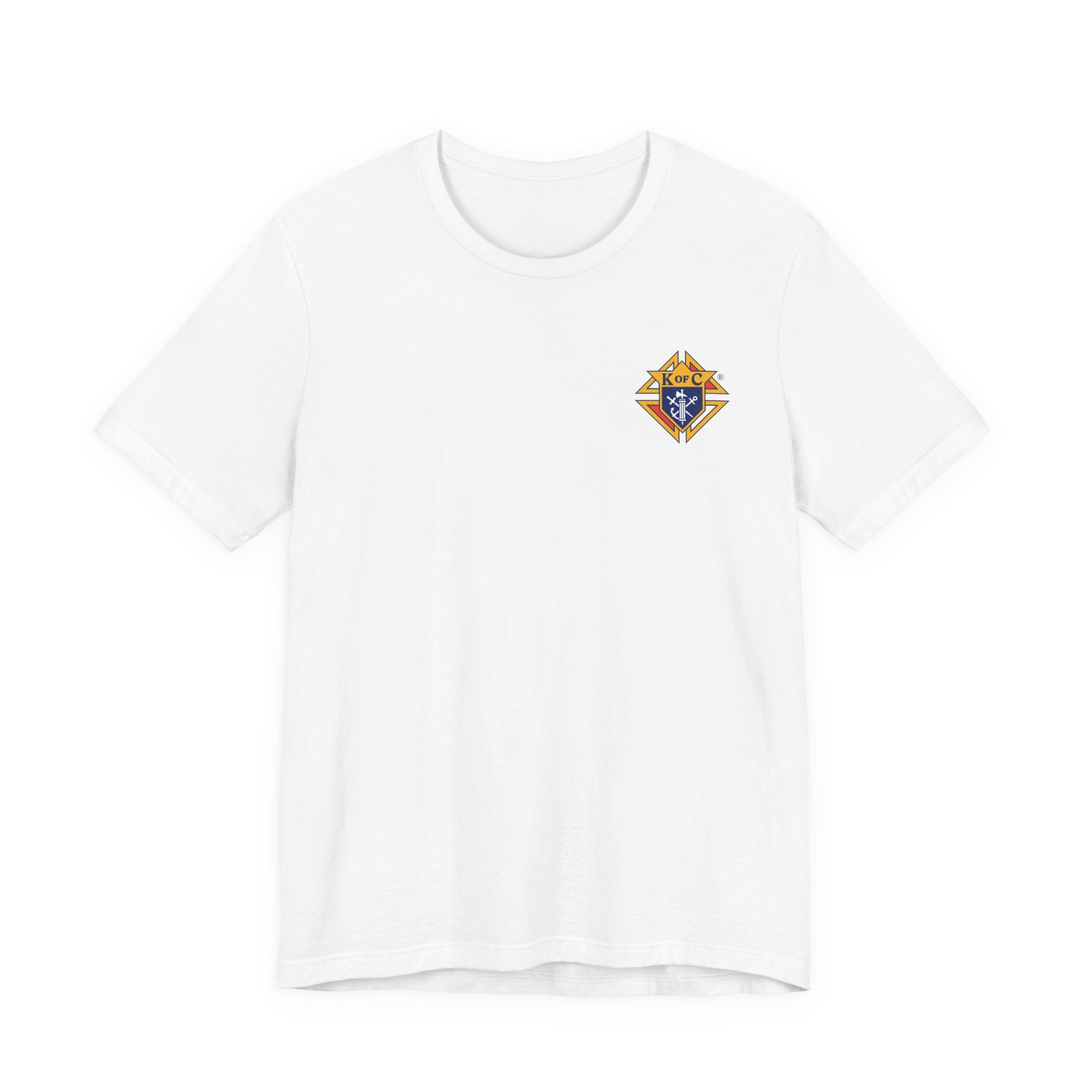 (Bella Canvas) Knights of Columbus Full Color Logo Front and Back