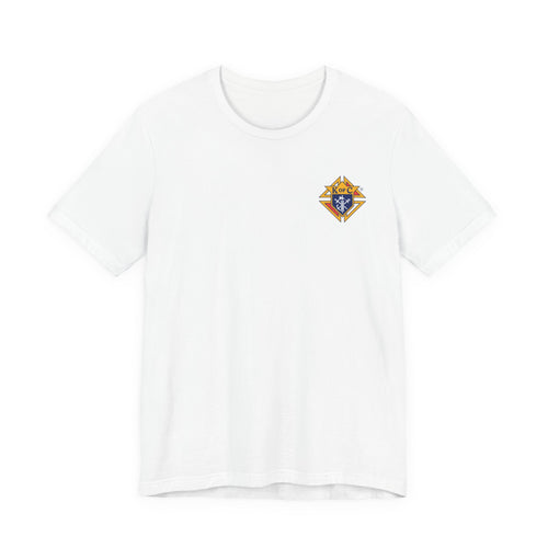 (Bella Canvas) Knights of Columbus Full Color Logo Front and Back