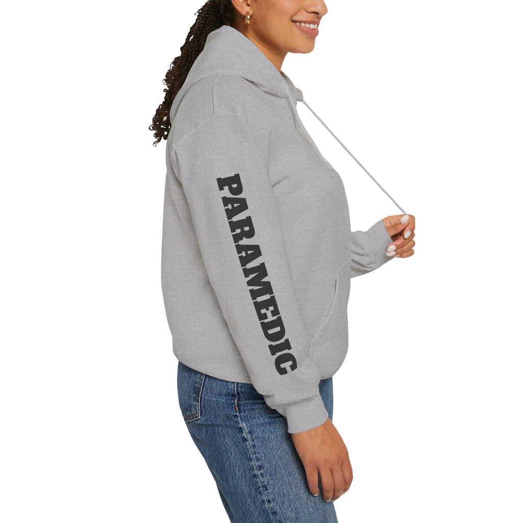 Patch Hoodie - PPFD 11 Back - PARAMEDIC Sleeve - Hooded Sweatshirt