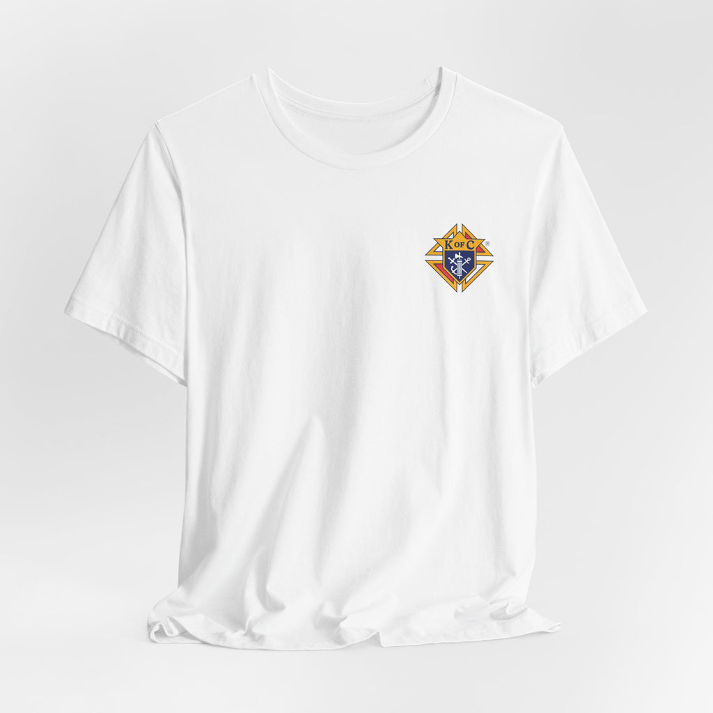 (Bella Canvas) Knights of Columbus Full Color Logo Front and Back