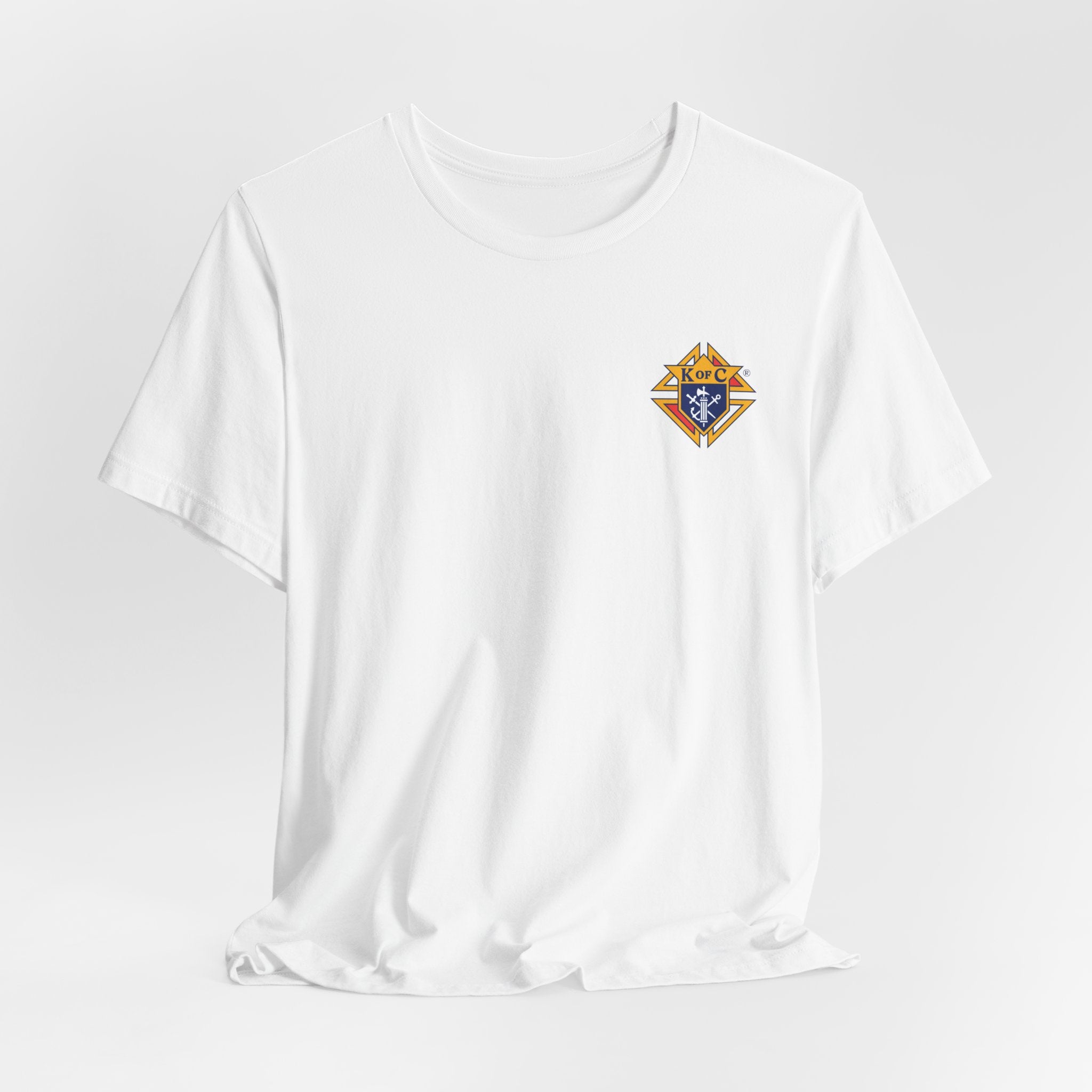 (Bella Canvas) Knights of Columbus Full Color Logo Front and Back
