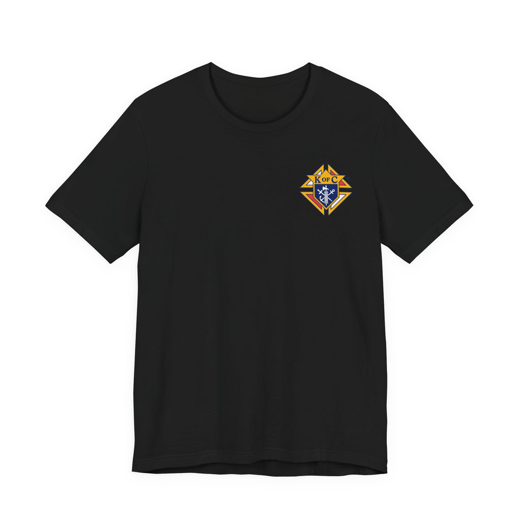 (Bella Canvas) Knights of Columbus Full Color Logo Front and Back