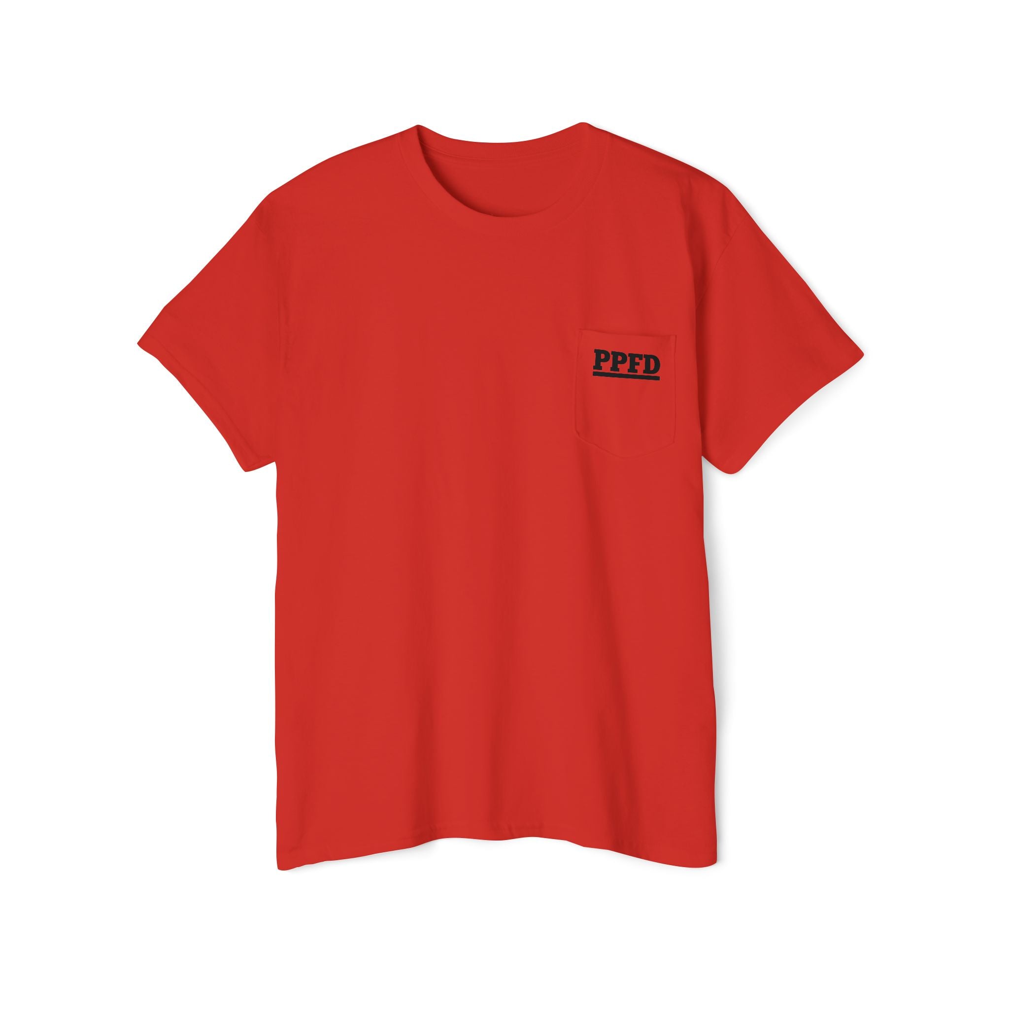 Pocket Tee — Minimal 'PFFD' Logo Cotton Pocket T-Shirt