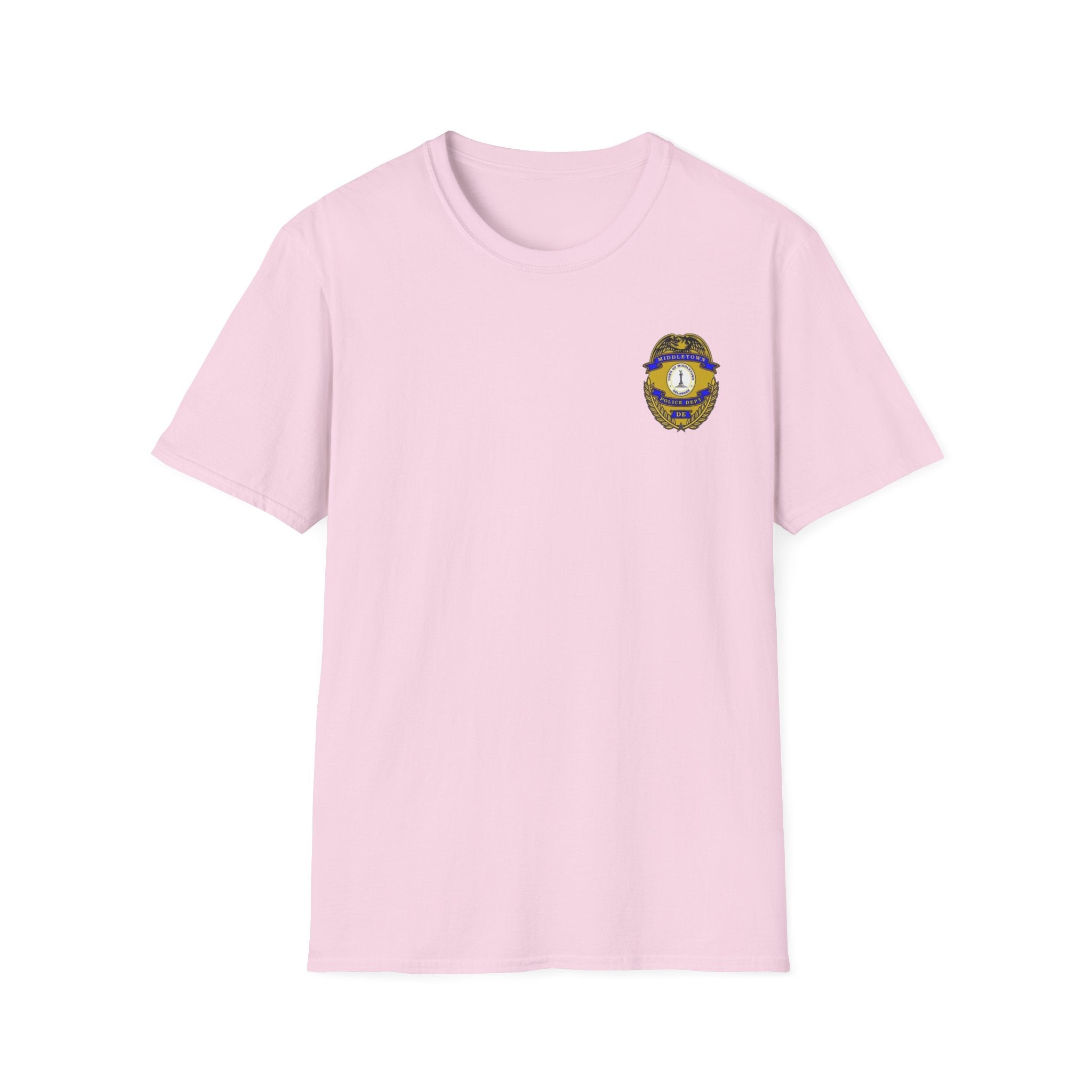 Middletown Police Badge T-Shirt-Plain Back— Law Enforcement