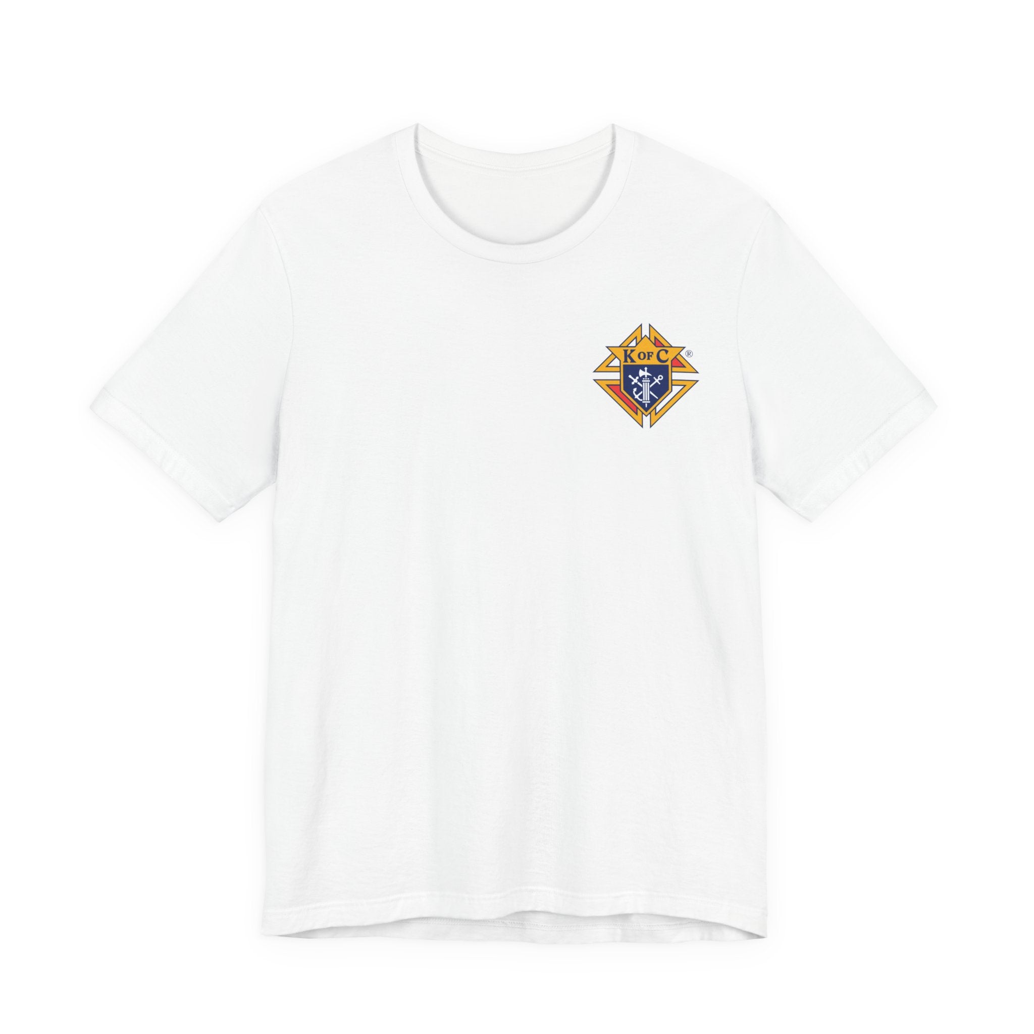 (Bella Canvas) Knights of Columbus Full Color Logo Front and Back