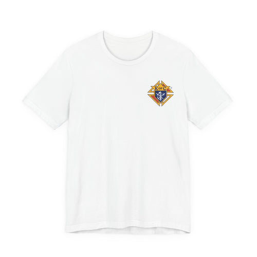 (Bella Canvas) Knights of Columbus Full Color Logo Front and Back