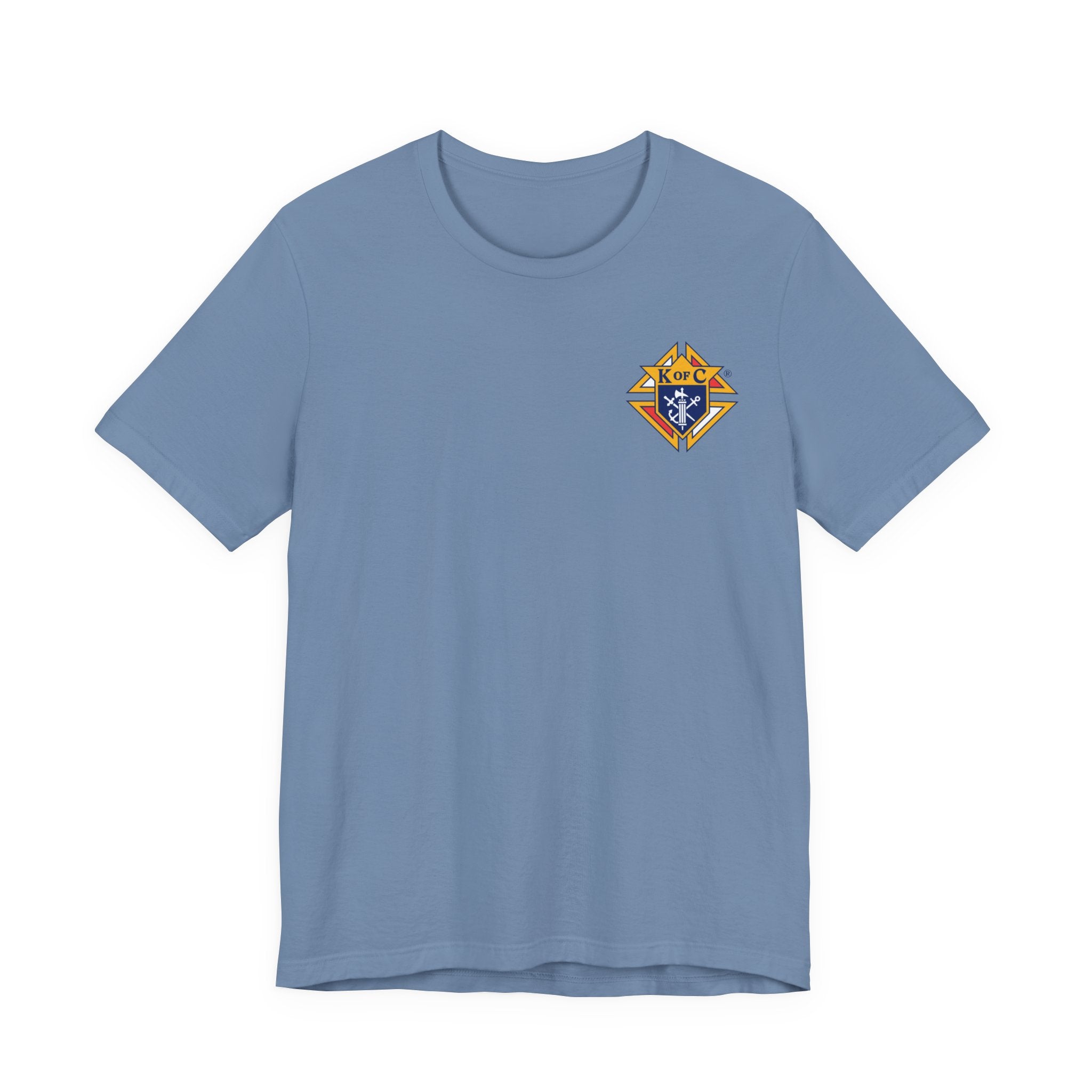 (Bella Canvas) Knights of Columbus Full Color Logo Front and Back