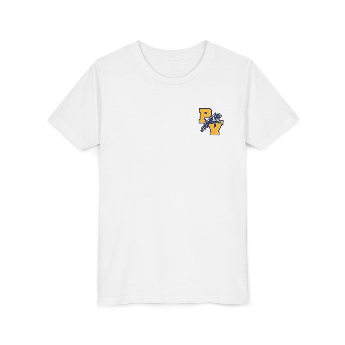 Youth Football 'Attack the Ball' Short Sleeve Tee - Panther Defense Graphic