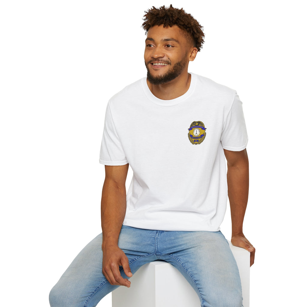 Middletown Police Badge T-Shirt-Plain Back— Law Enforcement