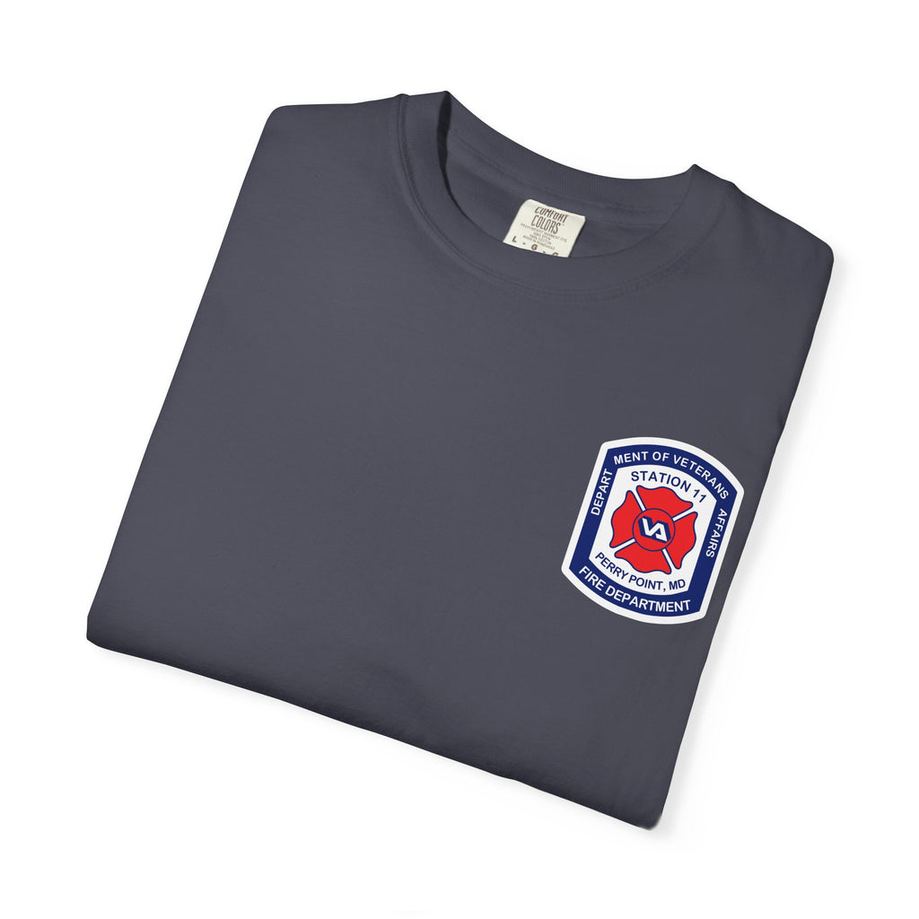 PPFD Logo-Marine-11-Merman- Comfort Colors 100% Cotton Tee