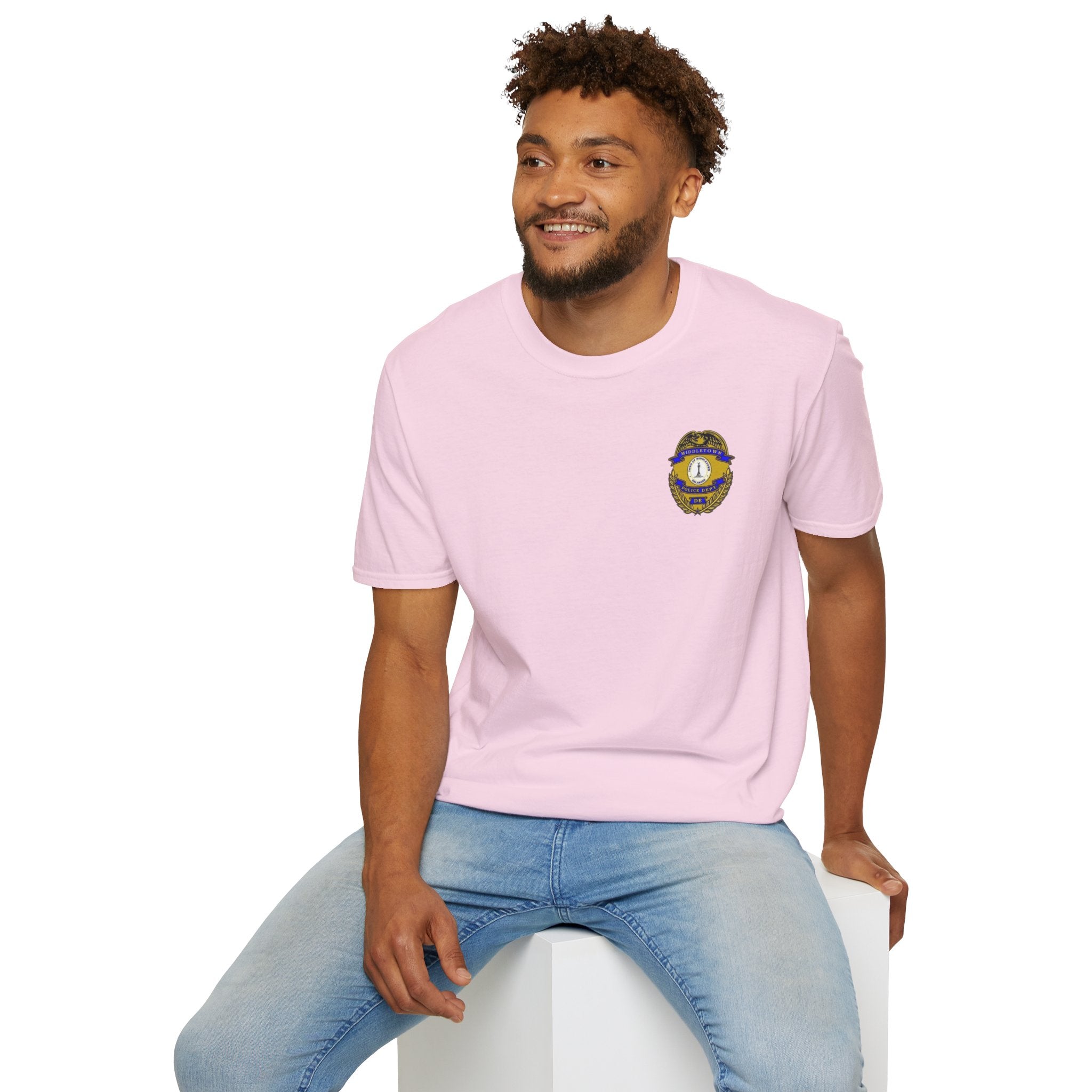 Middletown Police Badge T-Shirt-Plain Back— Law Enforcement