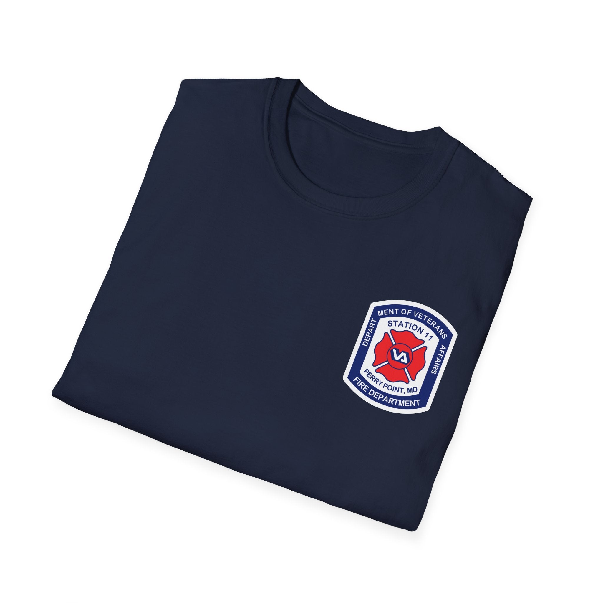PPFD Logo-US-Flag--Engine-11 100% Cotton Tee