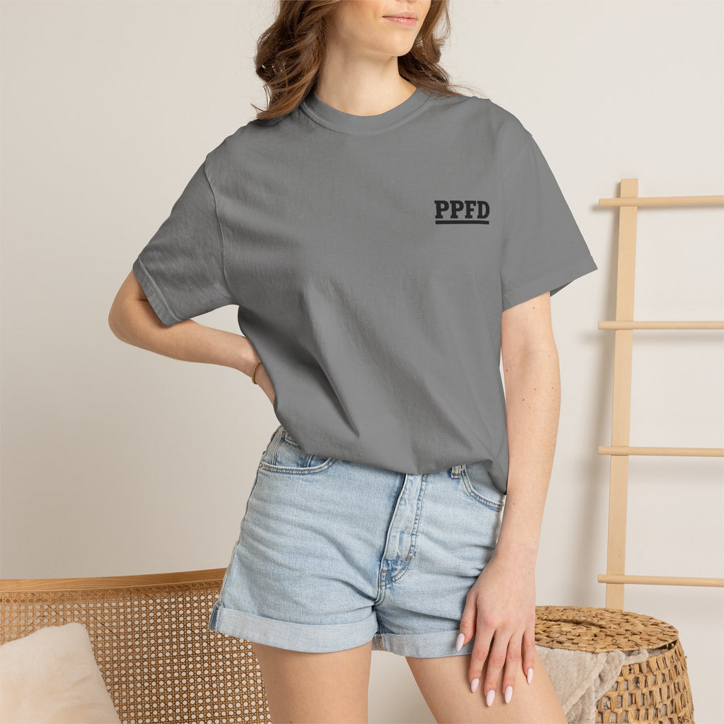 Minimal 'PFFD' Logo Cotton Pocket T-Shirt
