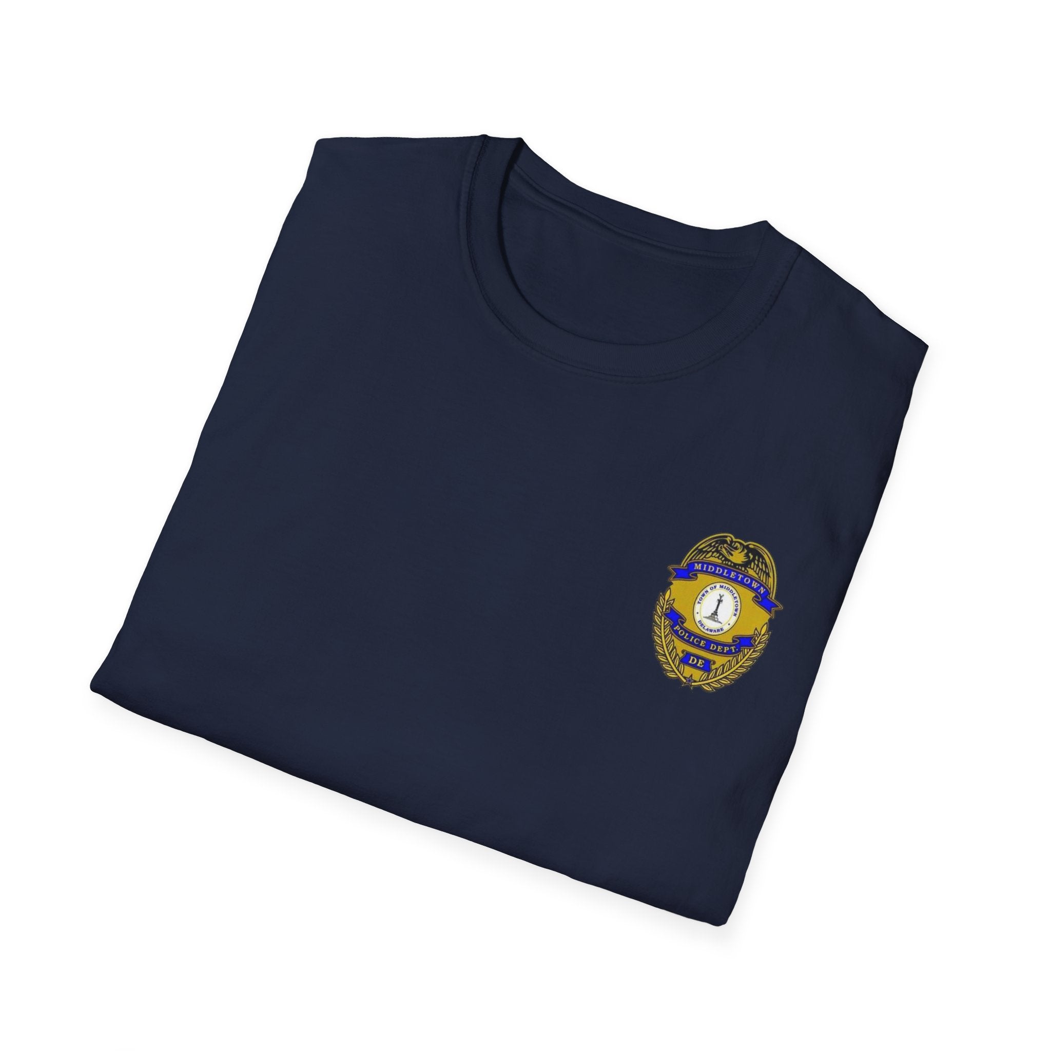 Middletown Police Badge T-Shirt-Plain Back— Law Enforcement