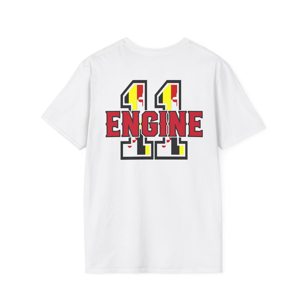 PPFD Logo-MD-FLAG-ENGINE-11  100% Cotton Tee