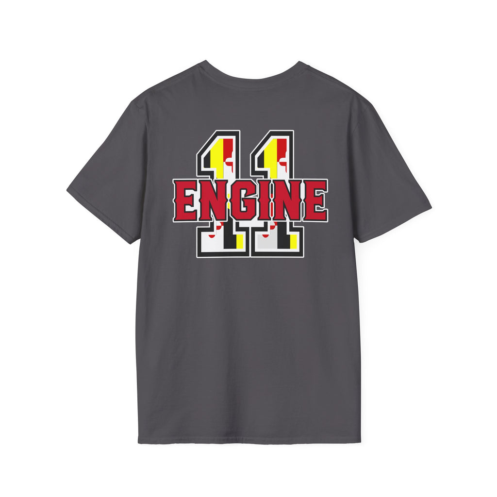 PPFD Logo-MD-FLAG-ENGINE-11  100% Cotton Tee