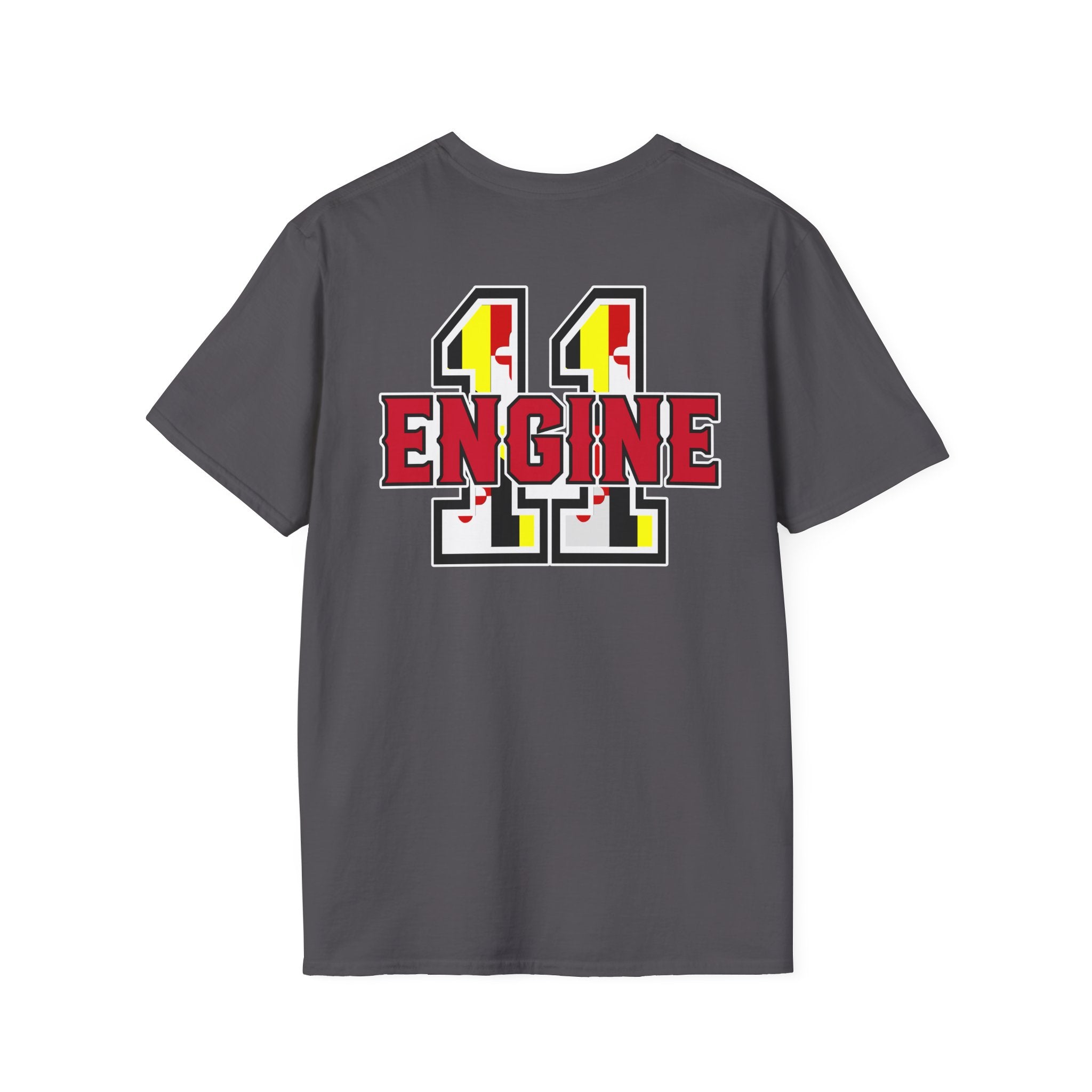 PPFD Logo-MD-FLAG-ENGINE-11  100% Cotton Tee