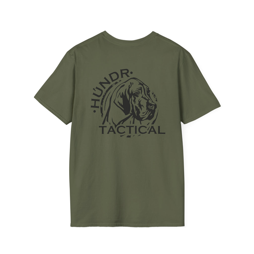 HÜNDR Tactical Logo Front and Back Tee