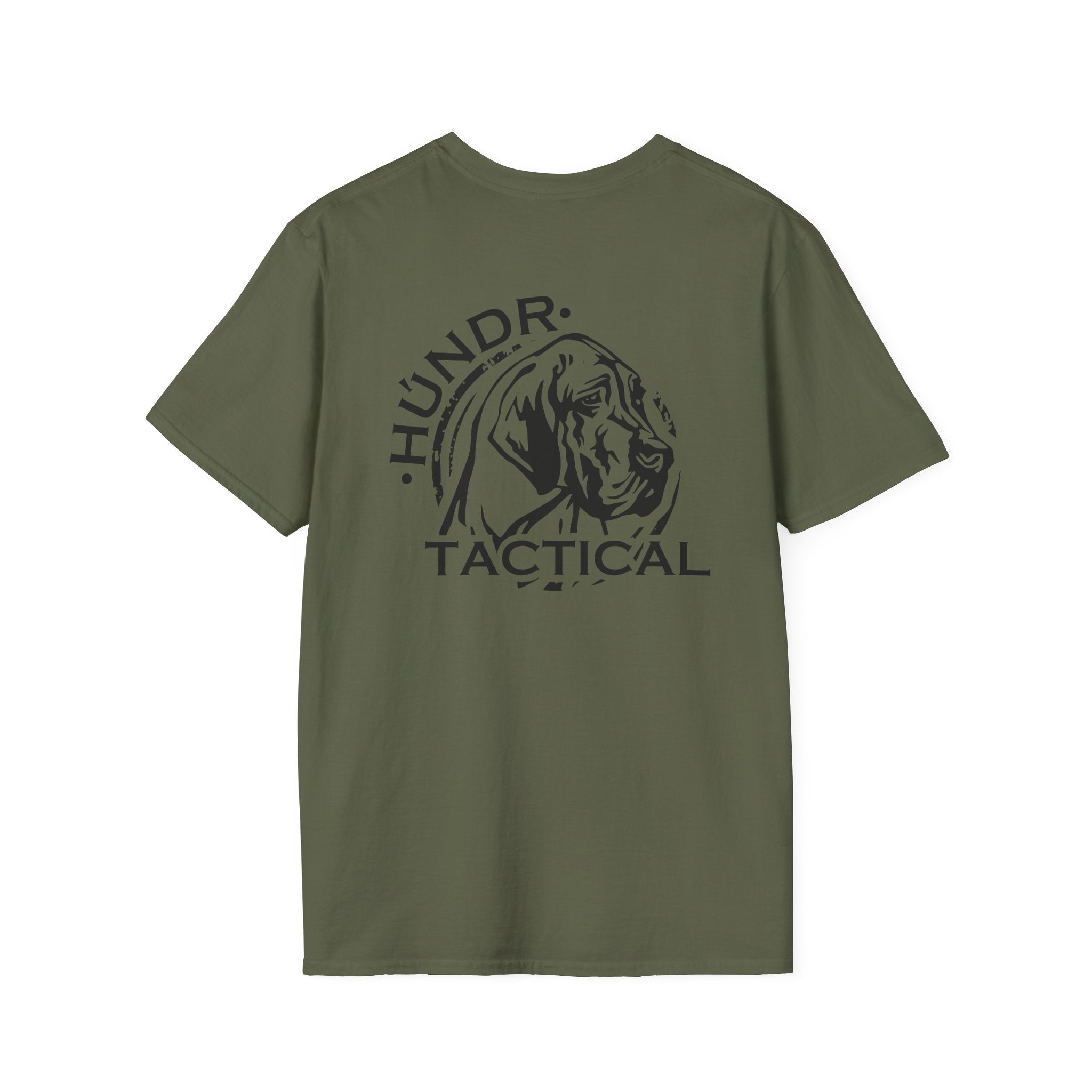 HÜNDR Tactical Logo Front and Back Tee