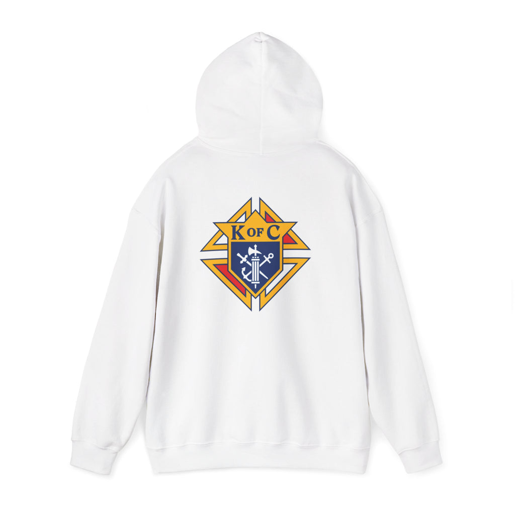 Knights of Columbus Logo Front and Back Pullover Hoodie