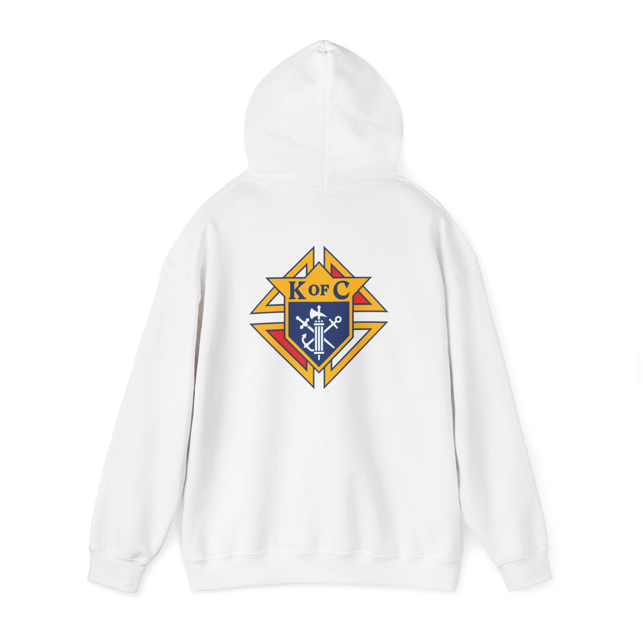 Knights of Columbus Logo Front and Back Pullover Hoodie