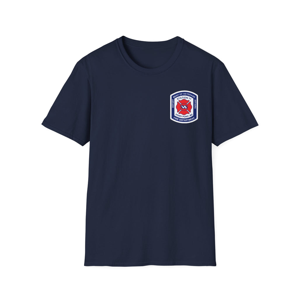PPFD Logo-US-Flag--Engine-11 100% Cotton Tee